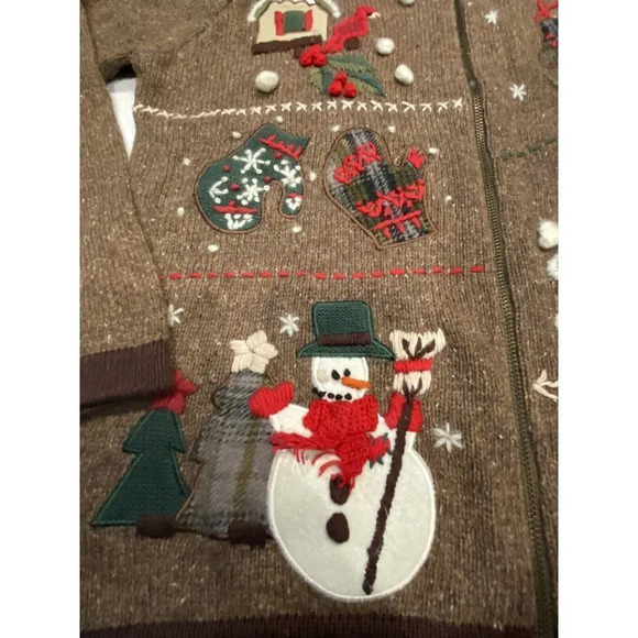 nutcracker christmas Design - full zip jacket - Women Size Small - Picture 4 of 12